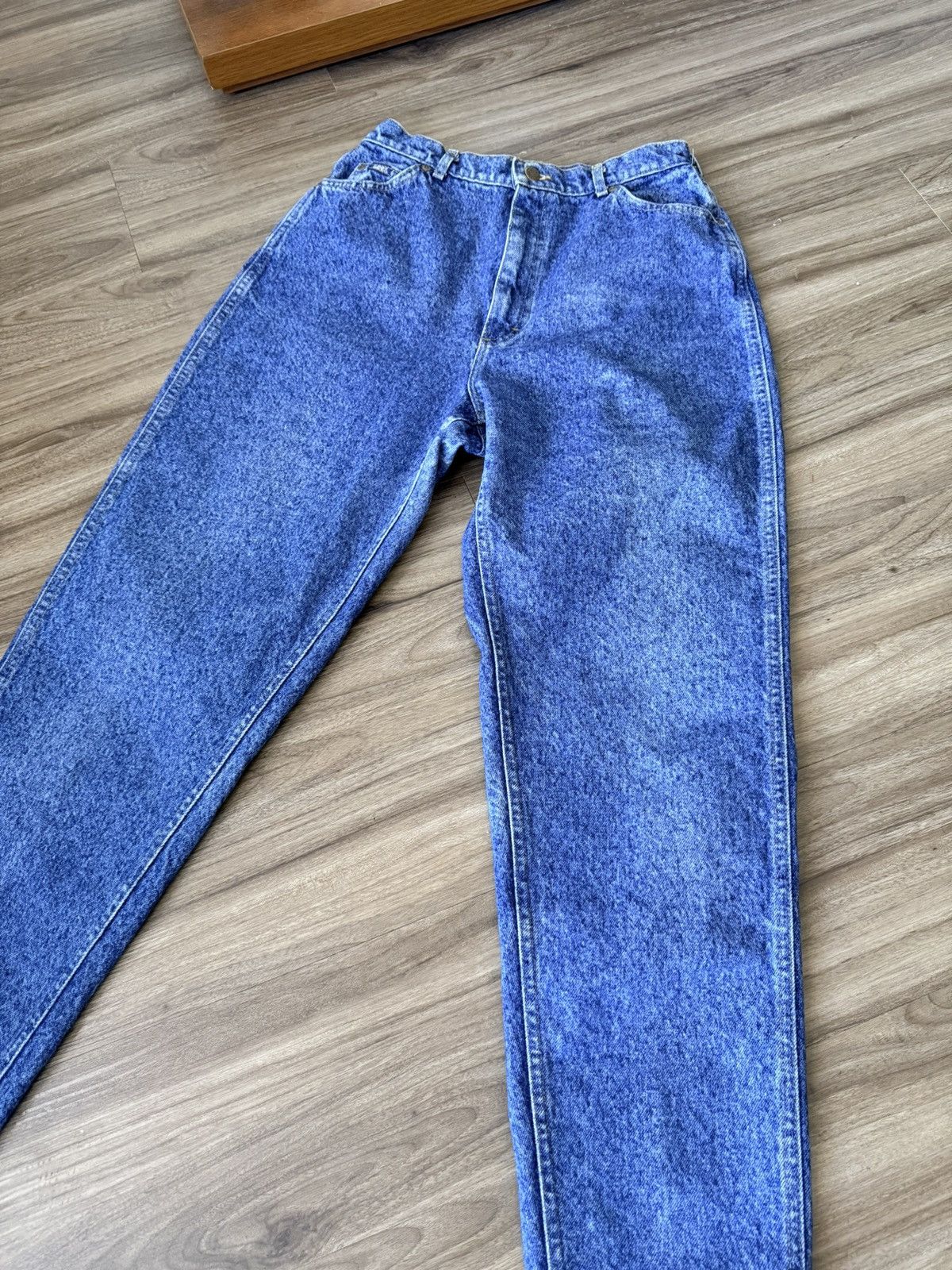 Lee Vintage LEE Mom Jeans Women’s 12 Long Tapered High Rise Size 34" / US 12 / IT 48 - 2 Thumbnail