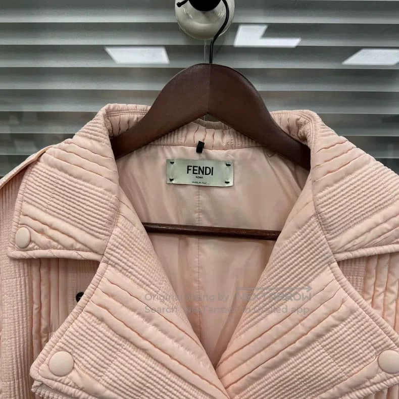Fendi Fendi Pink Quilted Jacket Size XS / US 0-2 / IT 36-38 - 4 Thumbnail