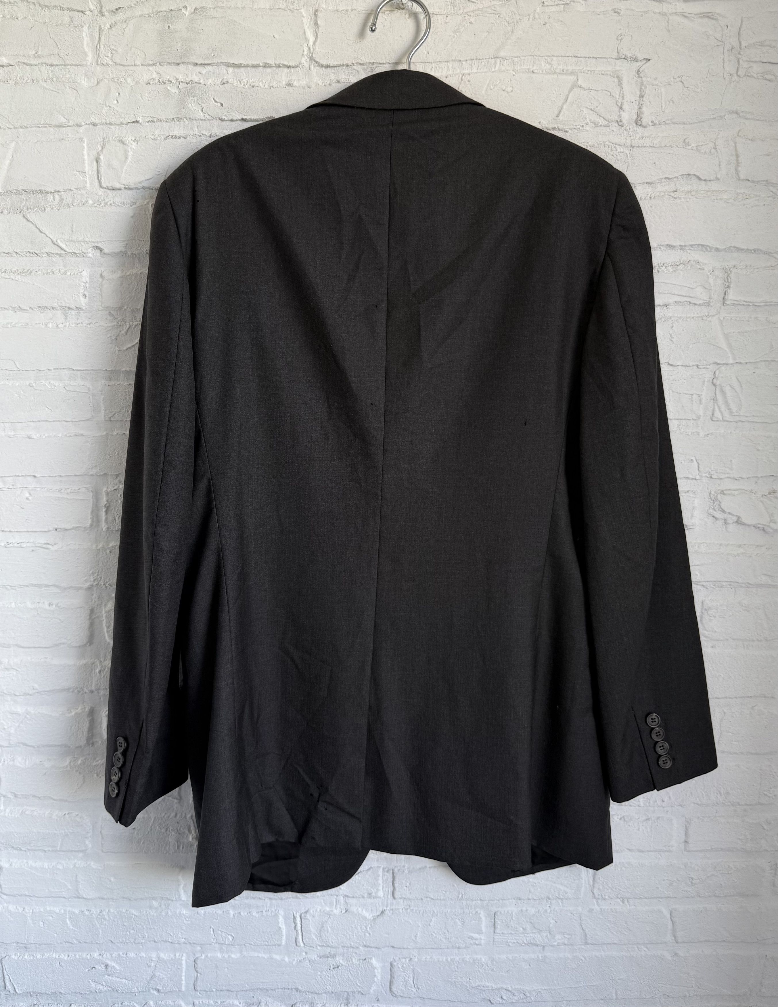 Prada Vintage Prada gray wool blazer size M 50r Size 50R - 14 Thumbnail