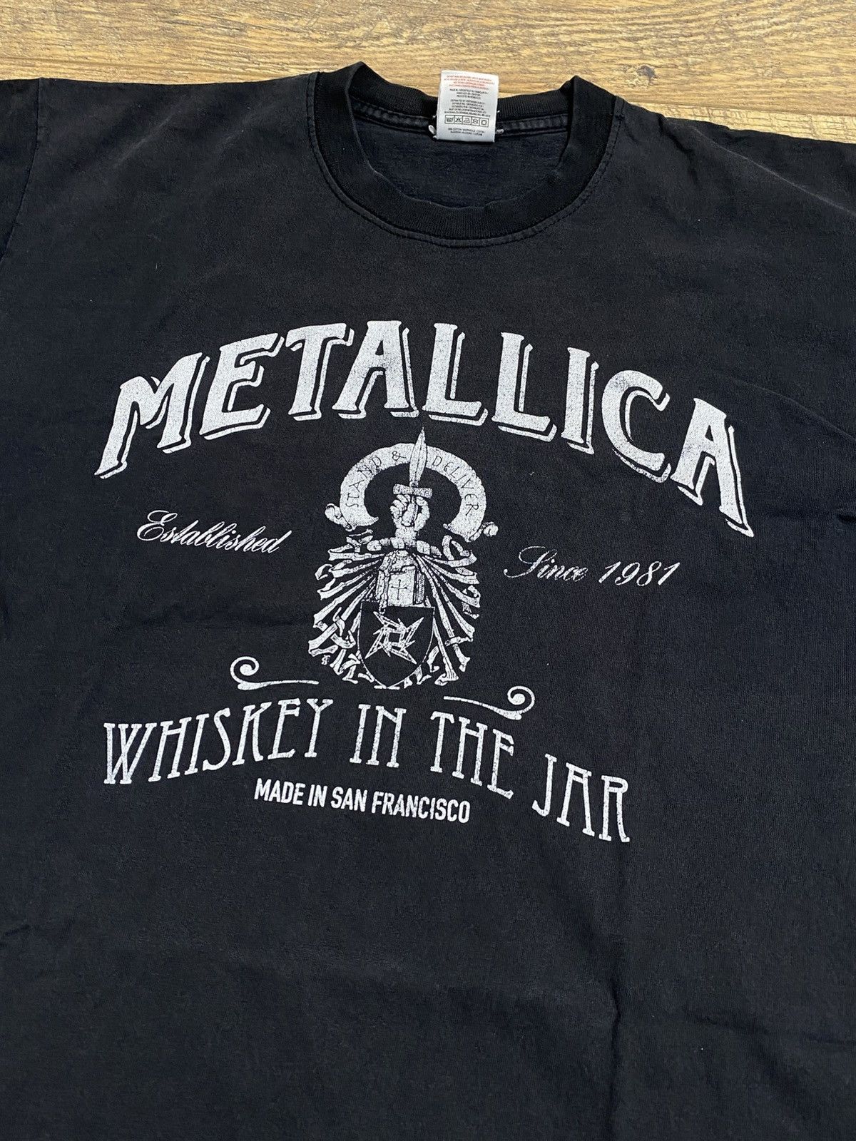 Metallica Metallica Whiskey In The Jar Graphic Band Tee - Size M Size US M / EU 48-50 / 2 - 3 Thumbnail