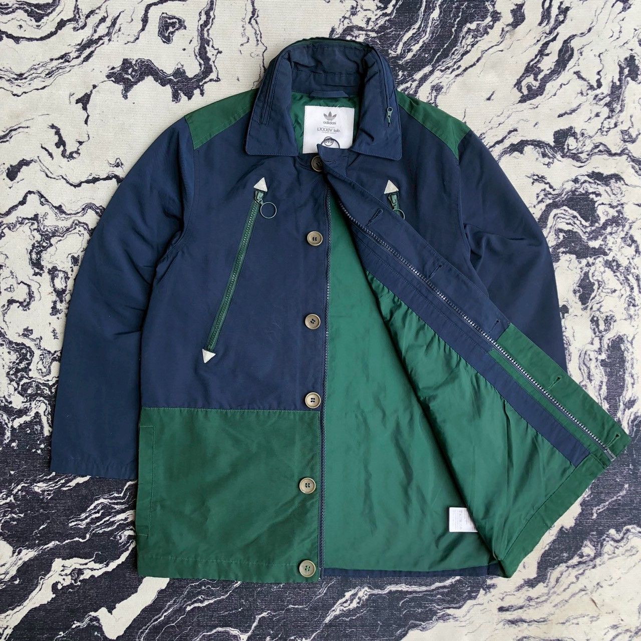 Adidas Adidas OBYO x KZK Coach Jacket — Hidden Hood Utility Gem Size US M / EU 48-50 / 2 - 2 Thumbnail