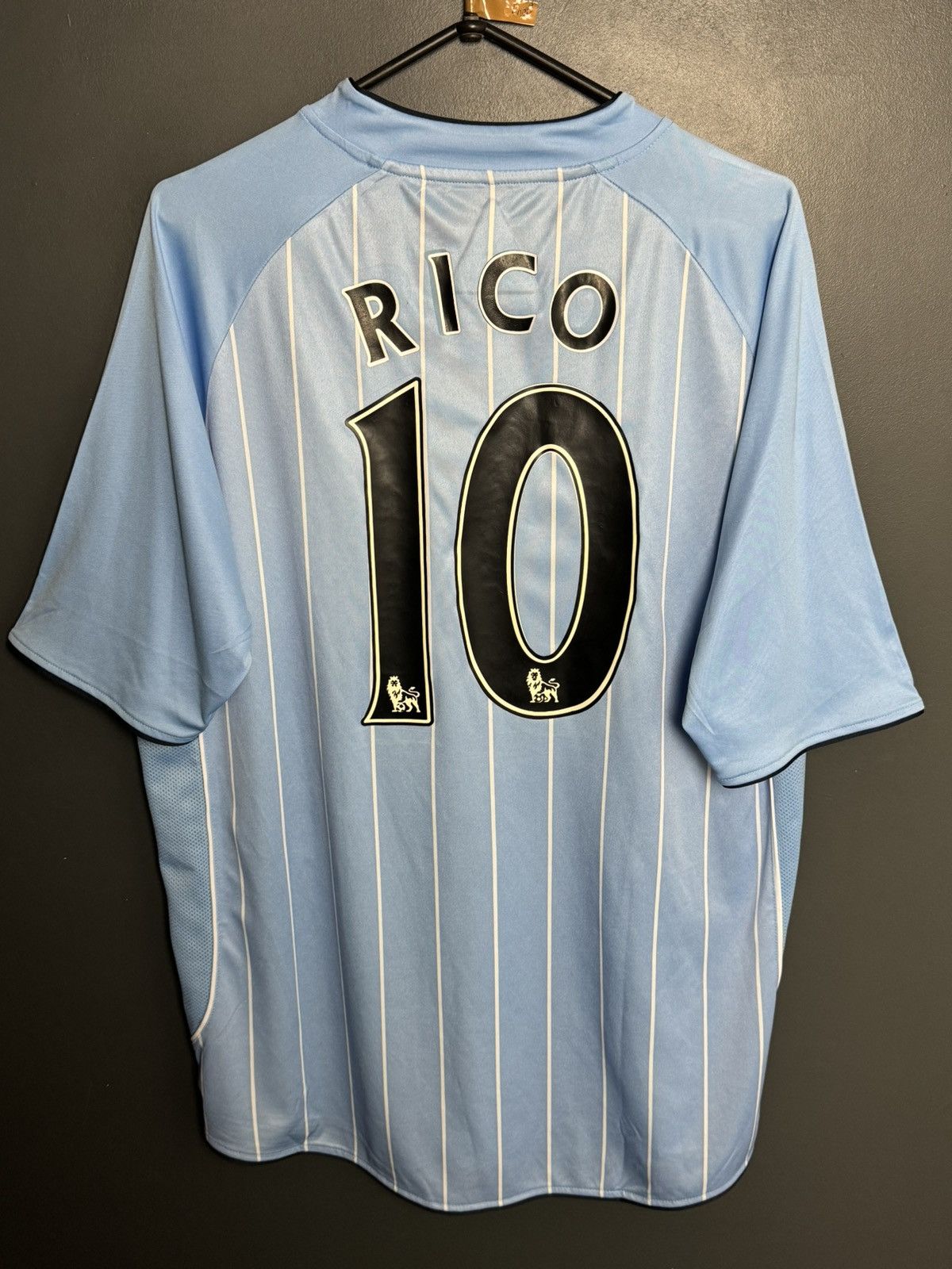 Le Coq Sportif Manchester City 07/08 Home Football Jersey Size US XL / EU 56 / 4 - 2 Thumbnail