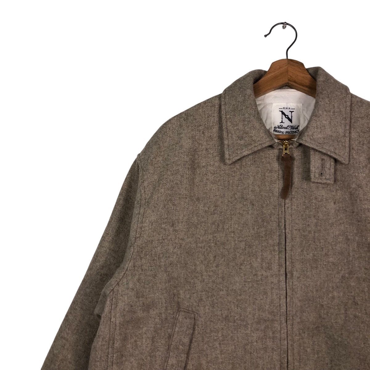 45rpm 📌Vintage Wool Bomber Jacket Zipper Rna Product Japan Size US M / EU 48-50 / 2 - 8 Thumbnail