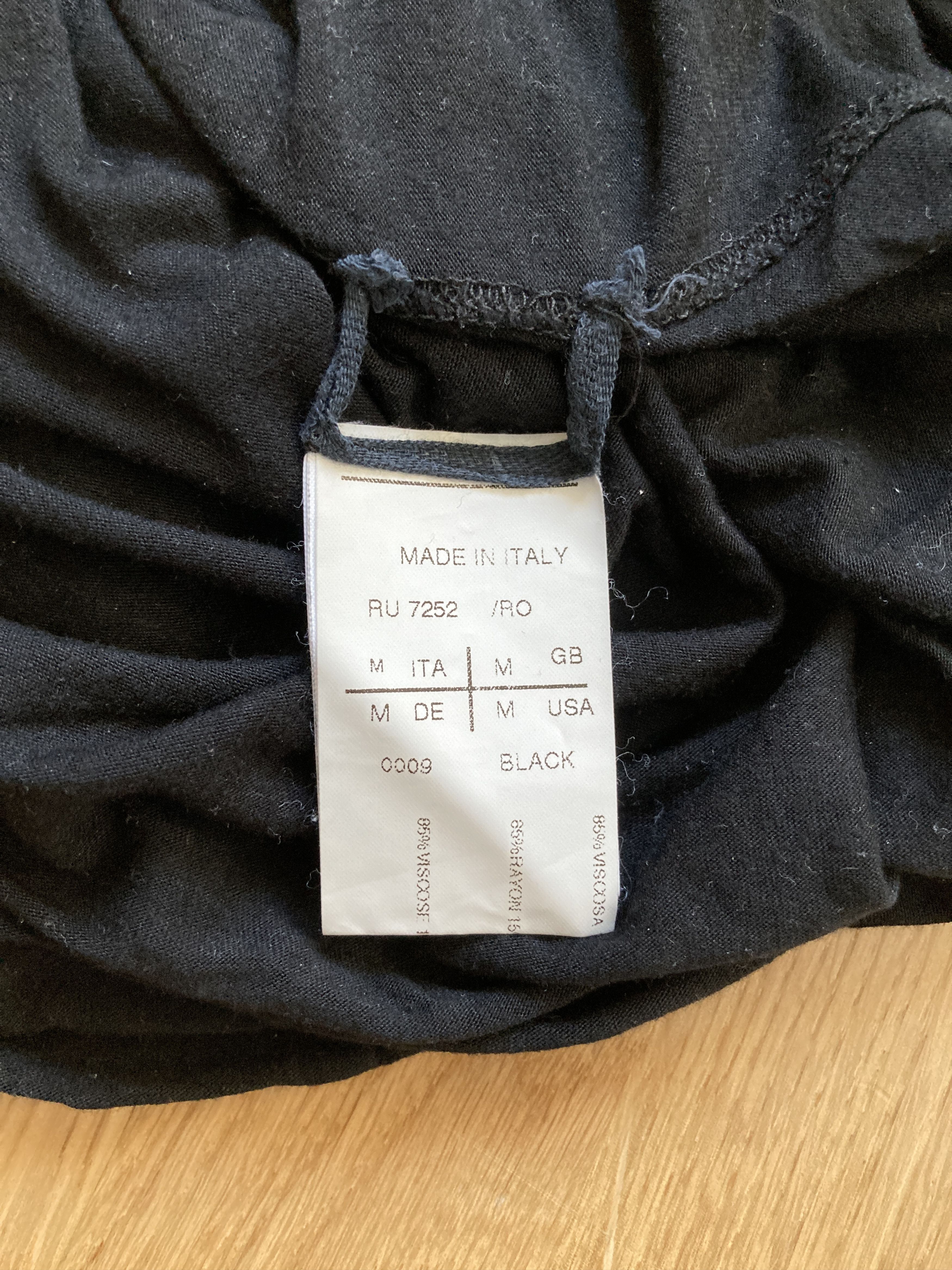 Rick Owens S/S 09 "STRUTTER" Silk & Viscose T-Shirt Rick Owens L Size US L / EU 52-54 / 3 - 13 Thumbnail