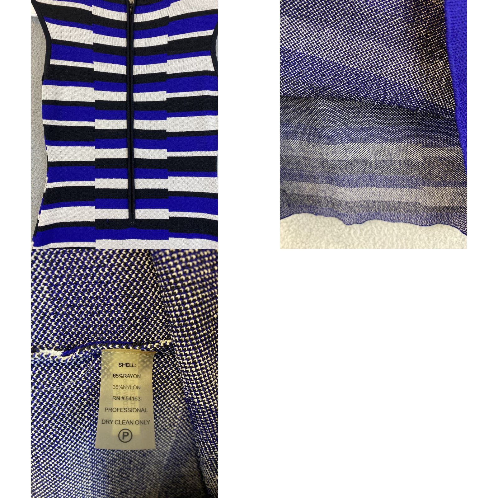 Calvin Klein calvin klein dress Blue Black White size S Shaping 59-20 Knee Length Pencil Dress Regular Women Multicolor Colorful Size S / US 4 / IT 40 - 8 Thumbnail