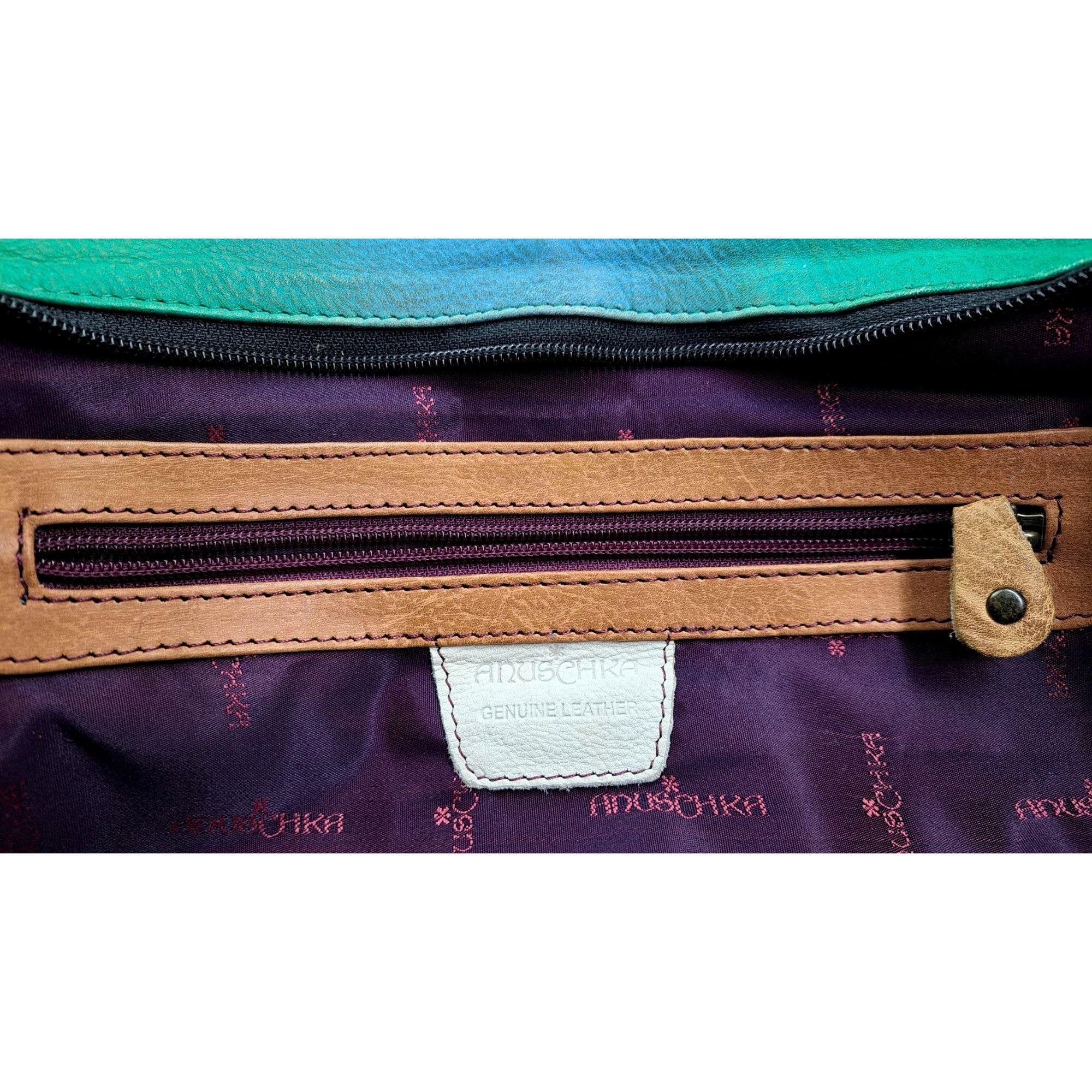 Other Anuschka Purse Leather Shoulder Bag Large Satchel Hobo Size ONE SIZE - 6 Thumbnail