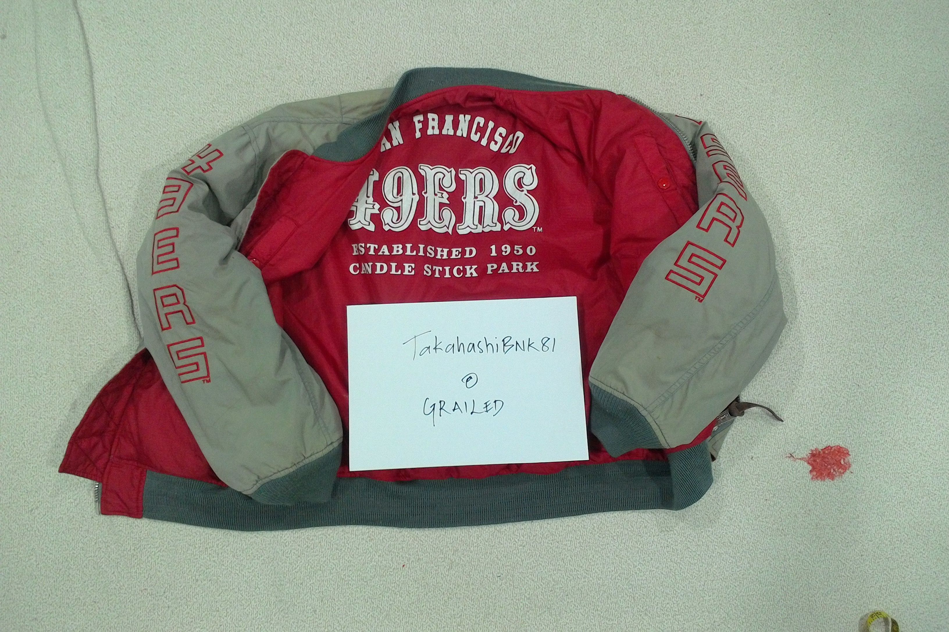 NFL × Vintage NFL Reversible Bombers Jacket Size L / US 10 / IT 46 - 8 Thumbnail