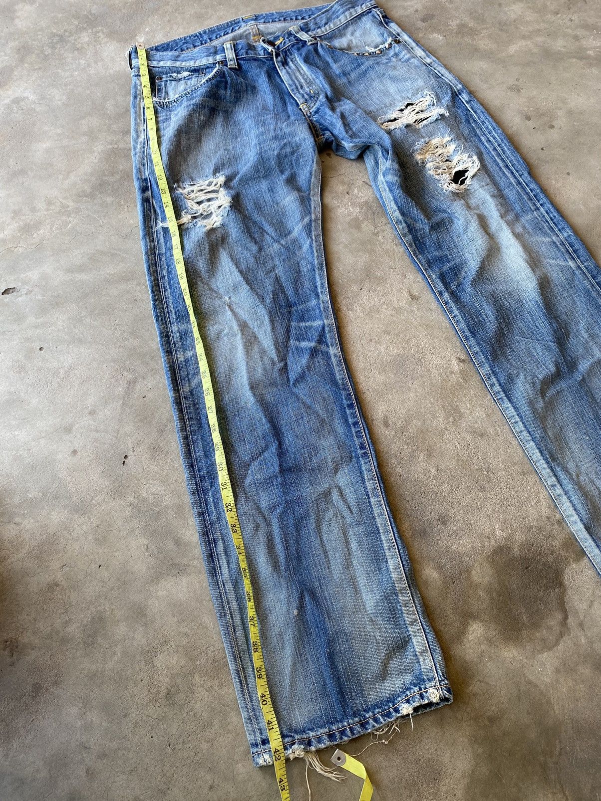 20471120 × Beauty Beast × Edwin edwin distressed pant 503 Size US 32 / EU 48 - 9 Thumbnail