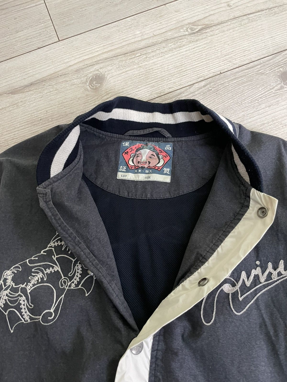 Evisu × Japanese Brand × Vintage Evisu Bomber Jacket Size US L / EU 52-54 / 3 - 15 Thumbnail