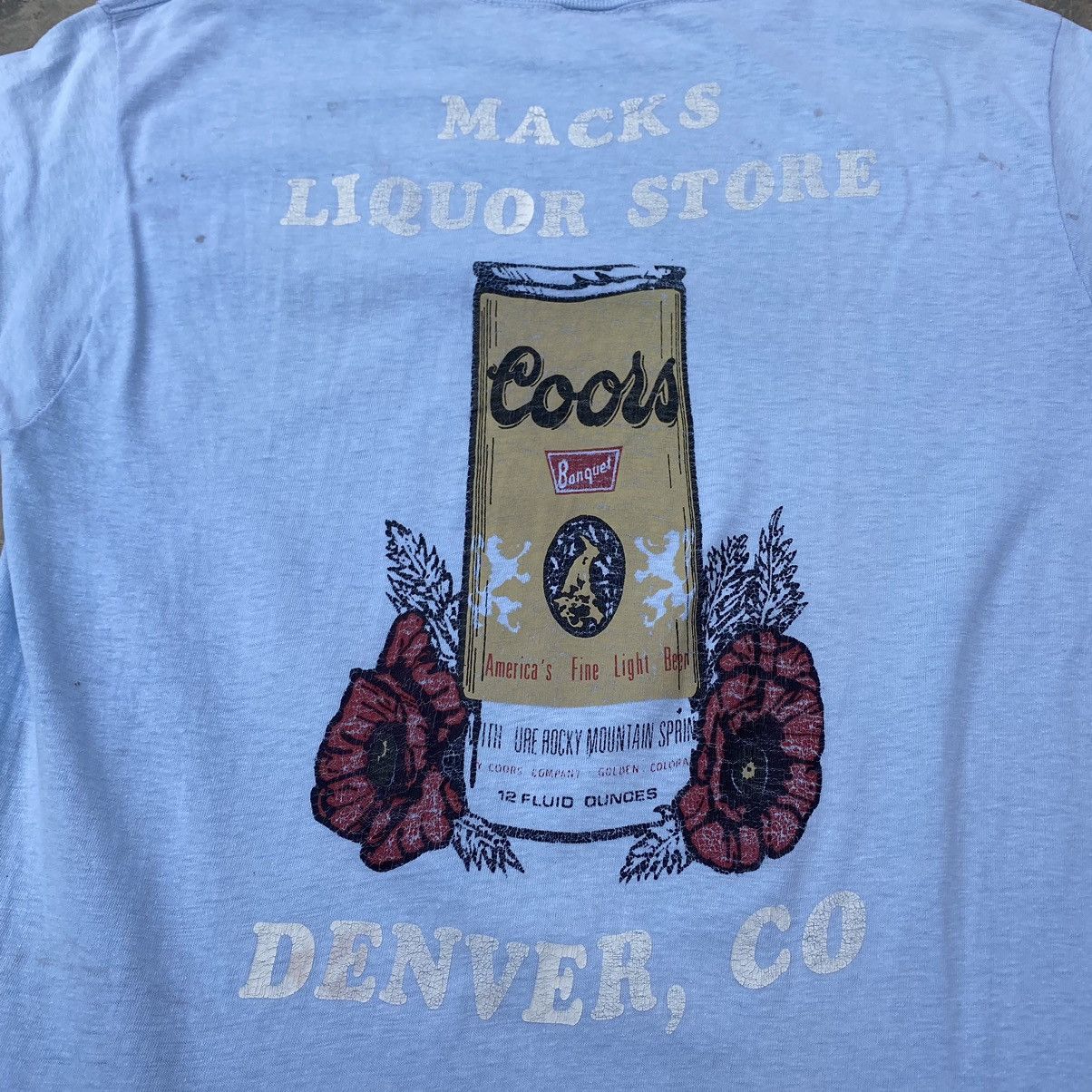 Vintage 1990s Coors Macks Liquor Store Denver Single Stitched Size US L / EU 52-54 / 3 - 2 Thumbnail