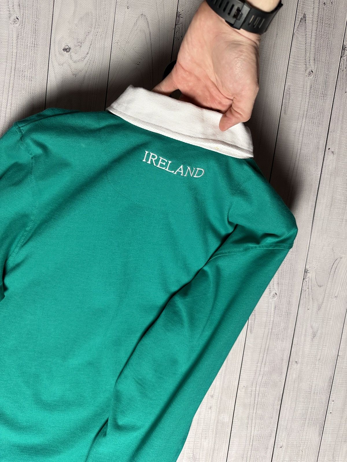 Other Vintage retro Ireland jersey long sleeve logo size S green Size US S / EU 44-46 / 1 - 5 Thumbnail