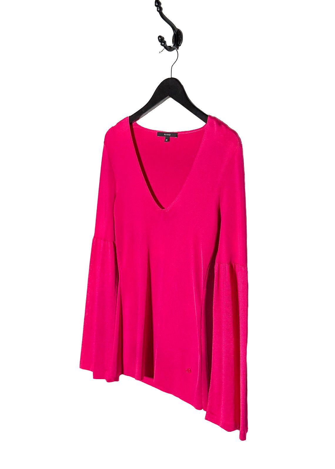 Gucci Gucci Fuchsia Flare Sleeves V-neck Sweater Size M / US 6-8 / IT 42-44 - 2 Thumbnail