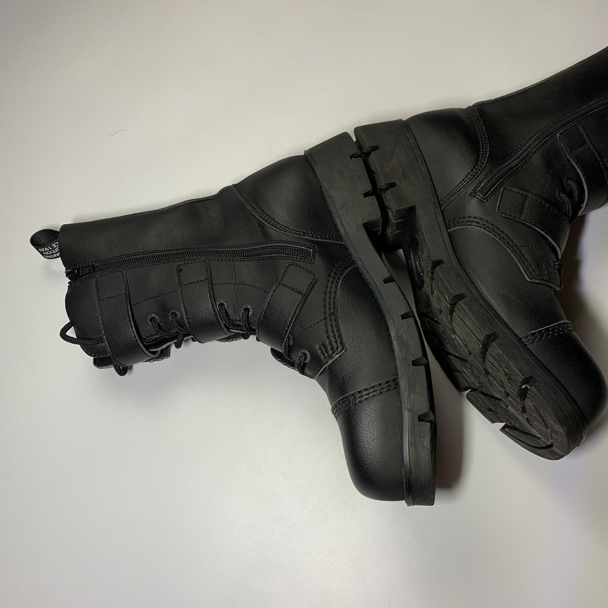 New Rock New Rock Reactor Punk Leather Skull Boots Size US 9 / EU 42 - 4 Thumbnail