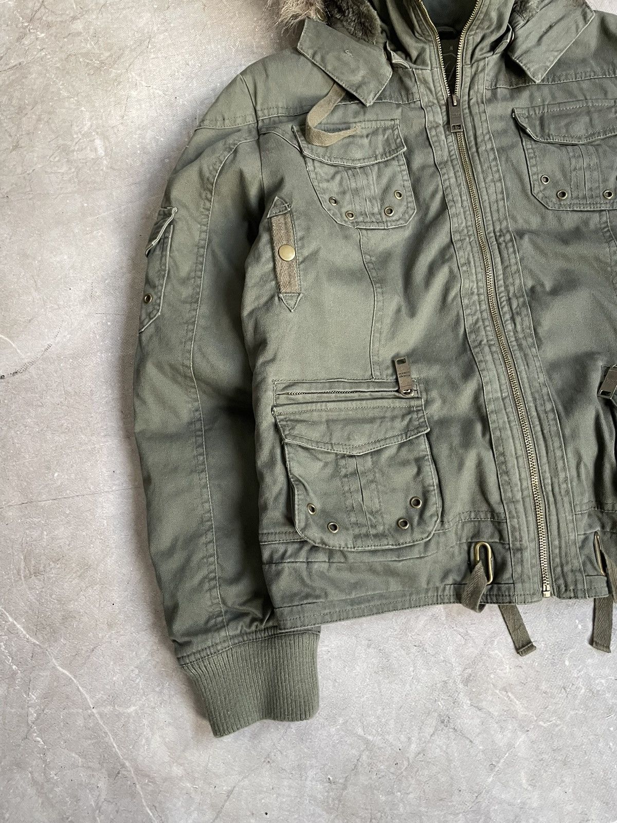 Hysteric Glamour Opium military style Issey miyake style army studded jacket Size US M / EU 48-50 / 2 - 2 Thumbnail