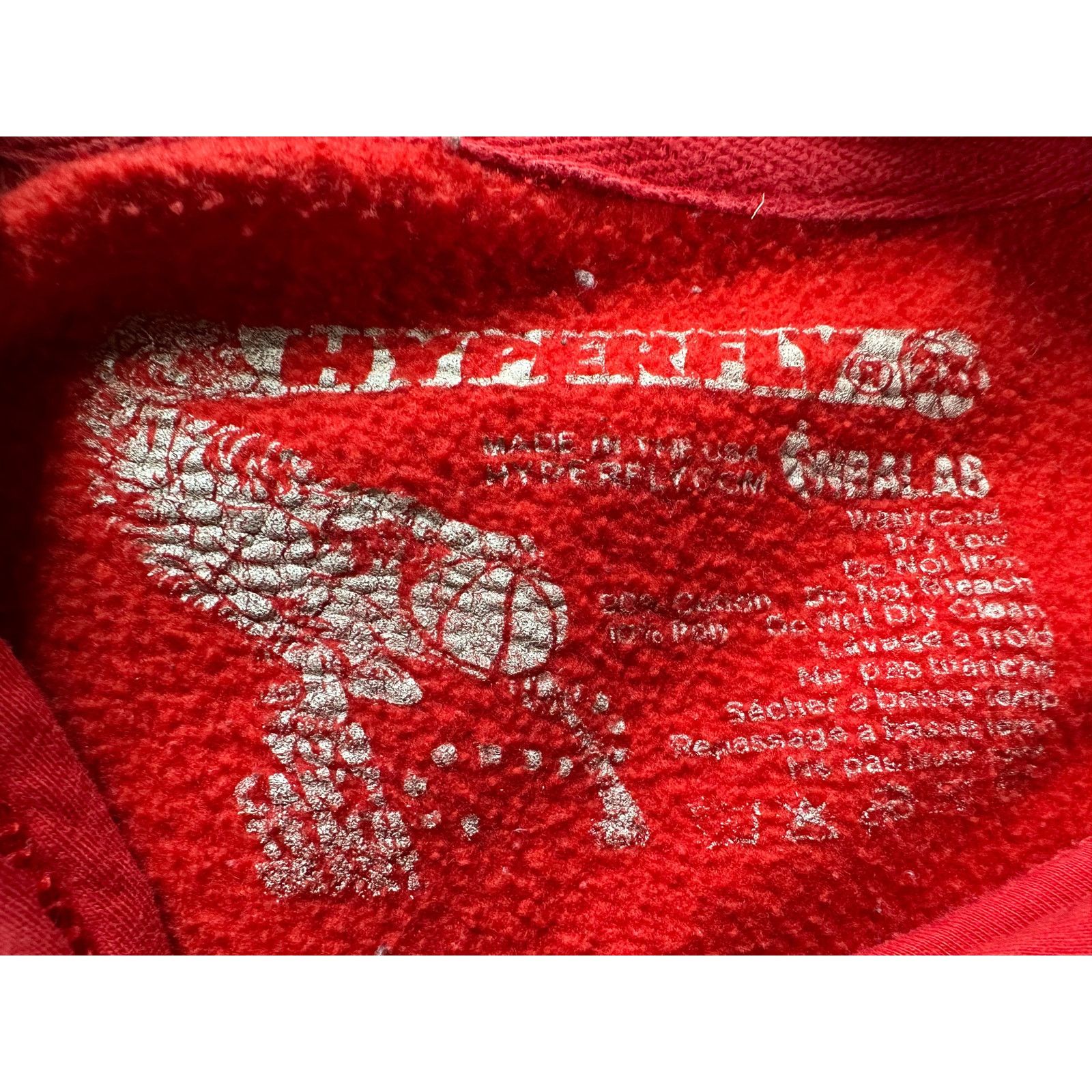 NBA Unisex Chicago Bulls NBA x Hyperfly Year of the Tiger Hoodie Size US XXL / EU 58 / 5 - 9 Thumbnail
