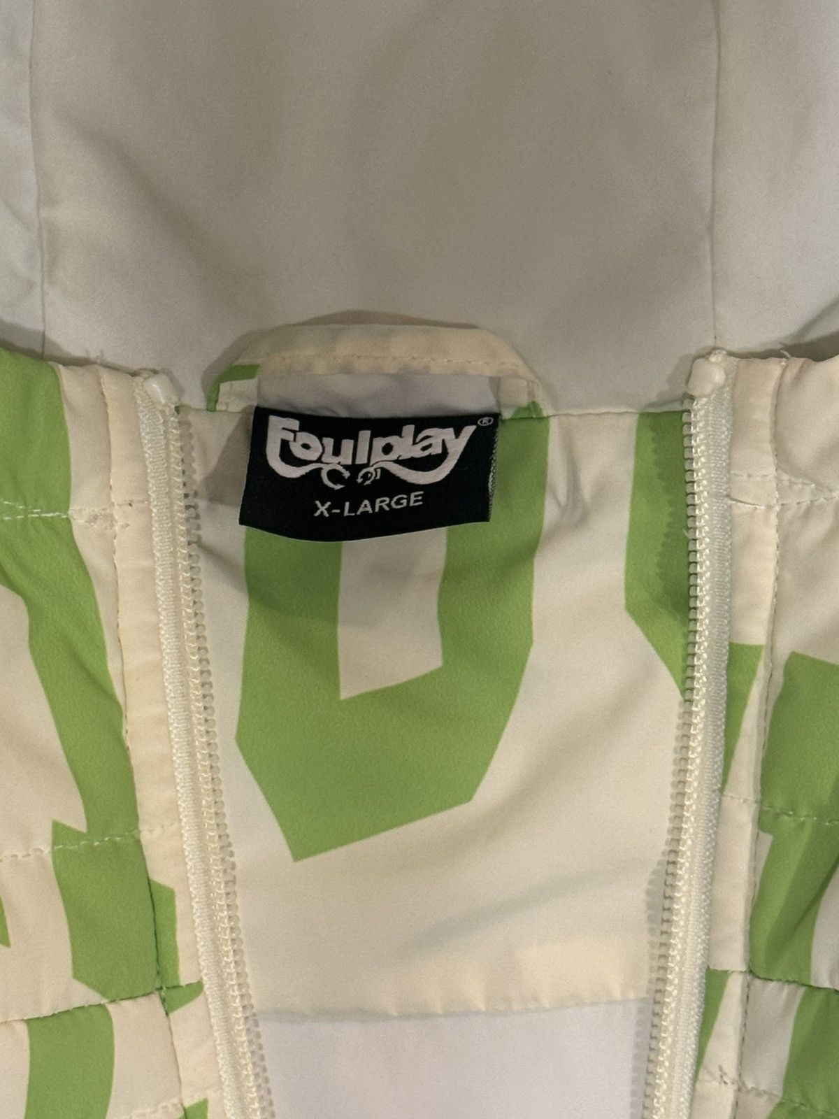 Foulplay Company Foulplay Collegiate Logo All Over Puffer Jacket Cream Size US XL / EU 56 / 4 - 3 Thumbnail