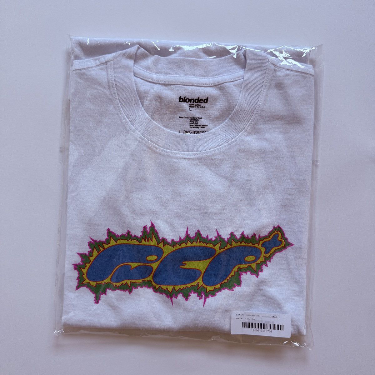 Frank Ocean Frank Ocean Blonded Prep+ Tee 2019 White Large Size US L / EU 52-54 / 3 - 2 Thumbnail