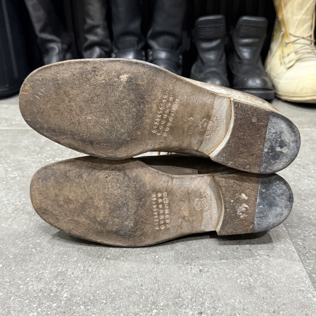 Leather × Maison Margiela maison margiela mold effect leather oxford Size US 8.5 / EU 41-42 - 13 Thumbnail