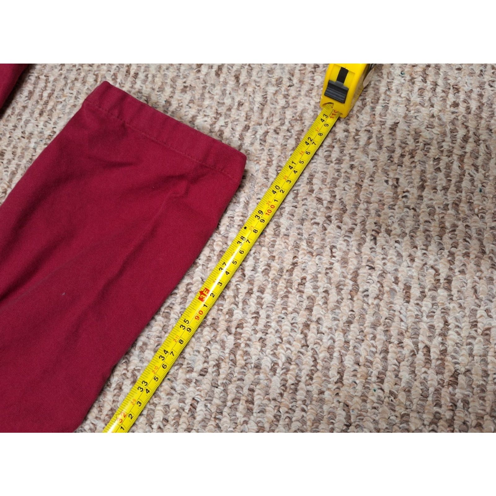Vintage LUCY and YAK Overalls Retro Rare Dungarees 2R Women Red/Burgundy 2R Retro Overall Women US 2R Size 26" / US 2 / IT 38 - 7 Thumbnail