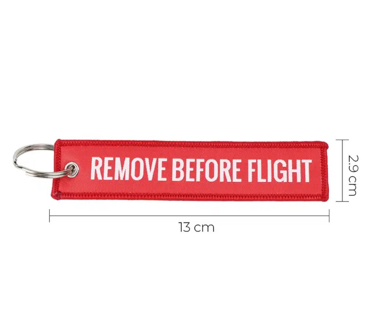 Vintage Remove Before Flight Keyring Keychains Luggage Tag Label Size ONE SIZE - 4 Thumbnail