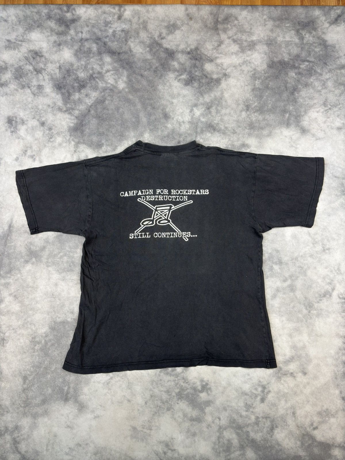 Band Tees × Vintage Malignant Tumour Band Rock Metal Distressed T shirt tee 90s Size US L / EU 52-54 / 3 - 3 Thumbnail