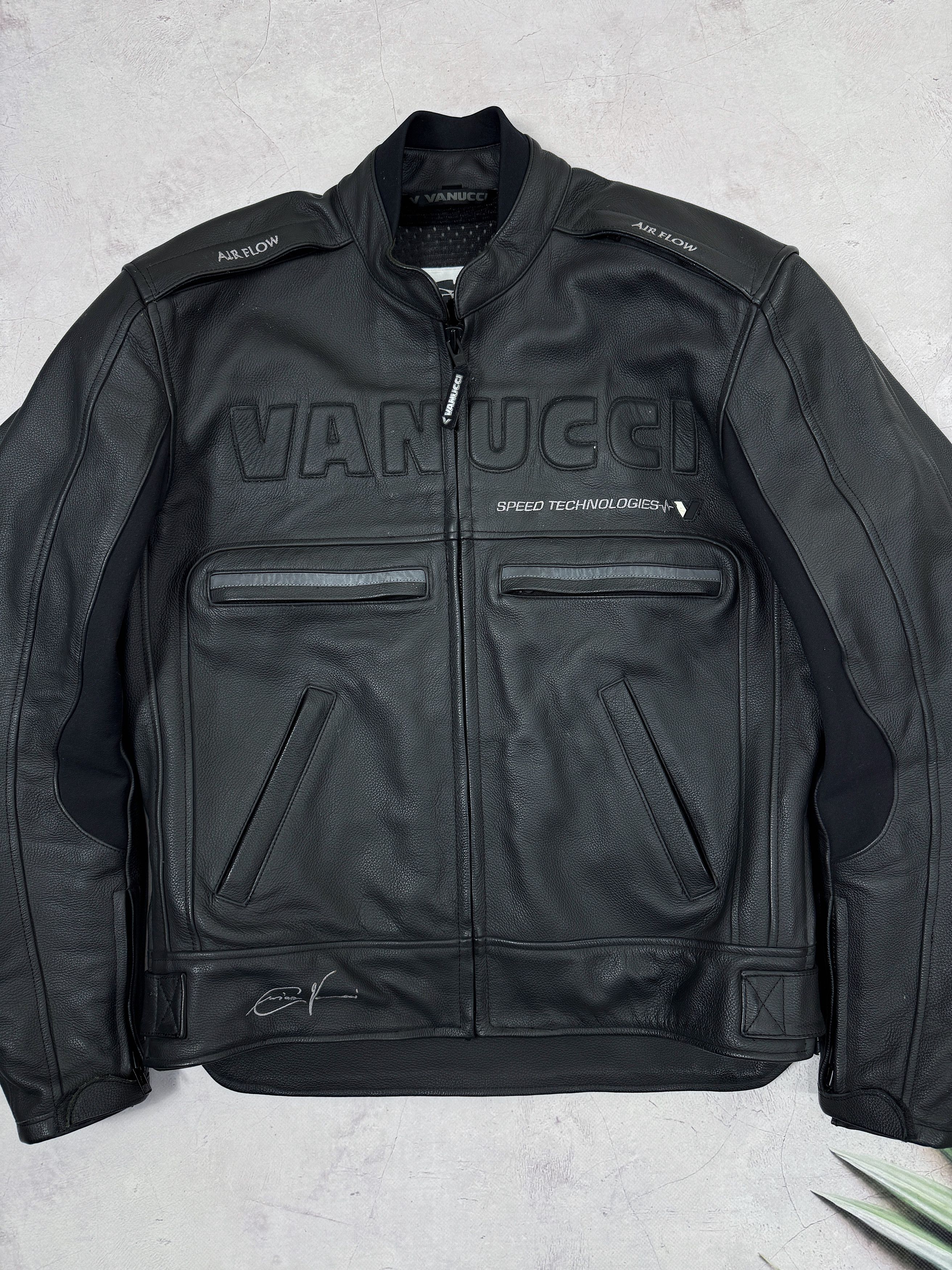 Other Vanucci Moto Leather Jacket with Protection Size US L / EU 52-54 / 3 - 2 Thumbnail