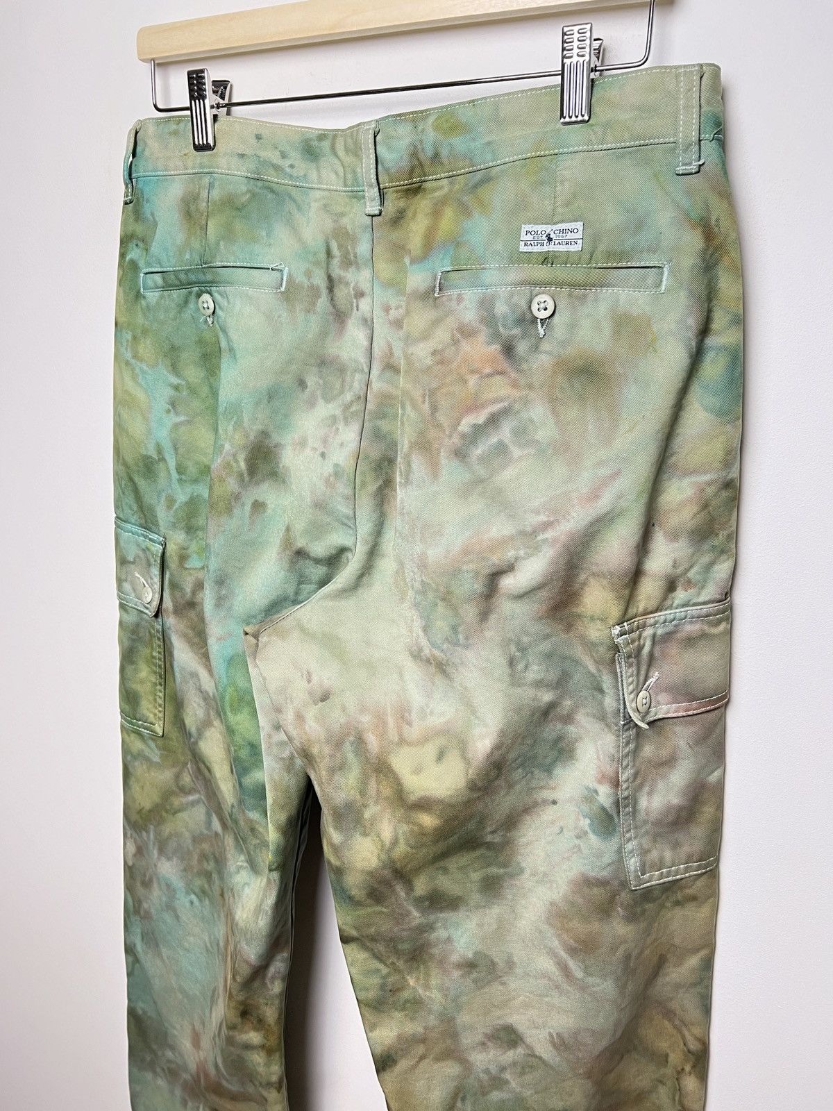 Polo Ralph Lauren ralph lauren tie dye cargo camo multipocket army pants Size US 34 / EU 50 - 6 Thumbnail