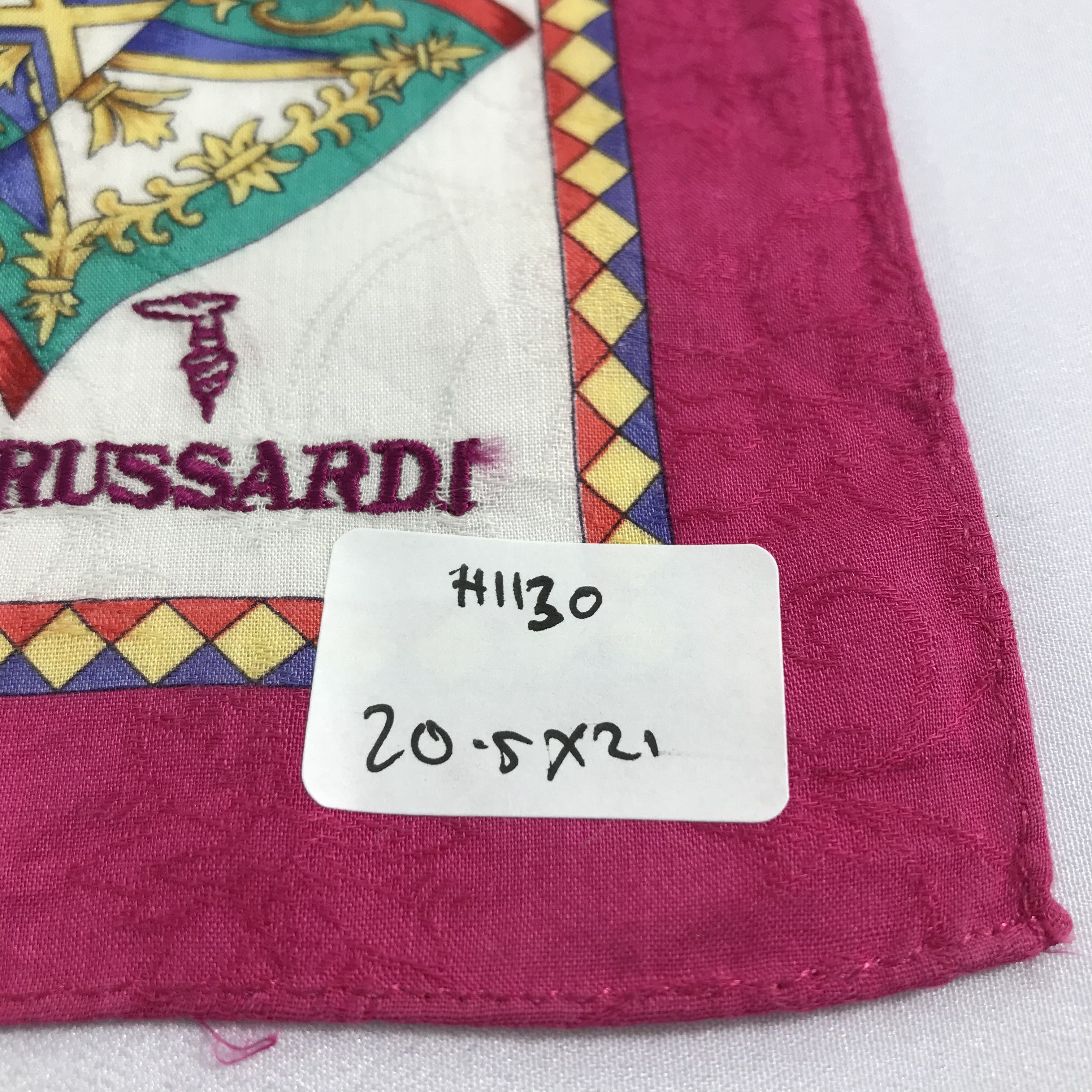 Trussardi Trussardi Handkerchief Neckerchief Bandana H1130 Size ONE SIZE - 6 Thumbnail