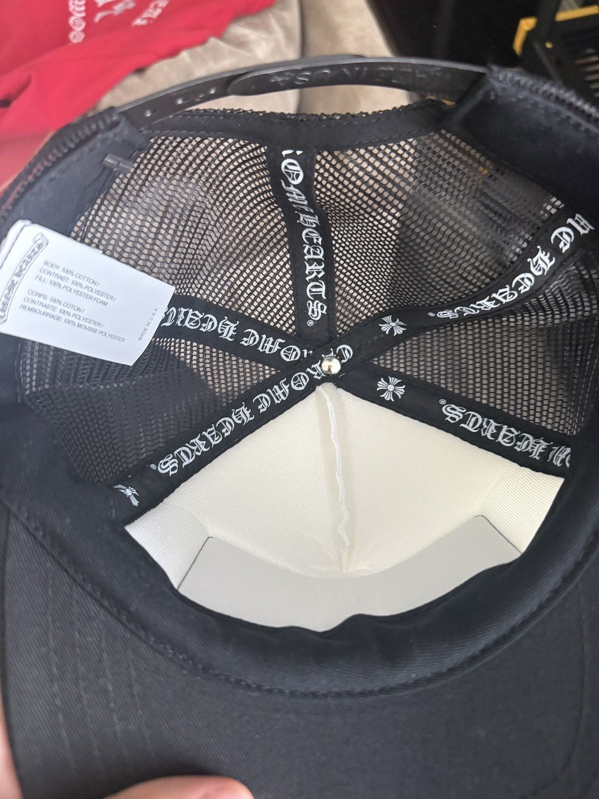 Chrome Hearts White F*** Chrome Hearts Trucker Size ONE SIZE - 3 Thumbnail