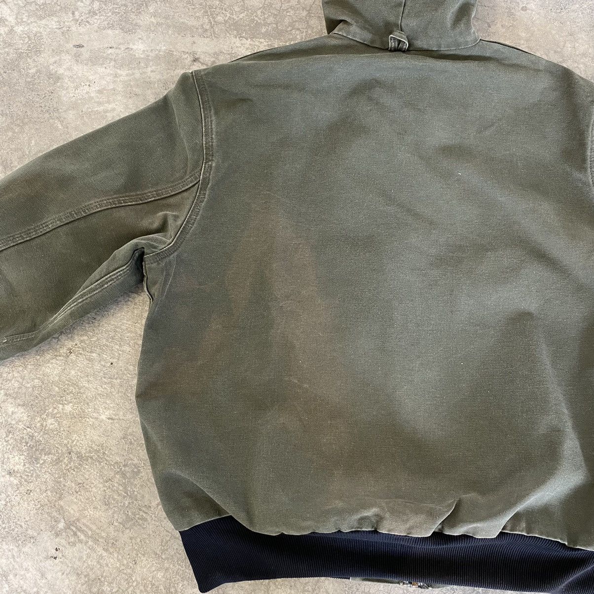 Carhartt × Vintage Vintage Carhartt Moss Green Hooded Active Jacket Size US L / EU 52-54 / 3 - 19 Thumbnail