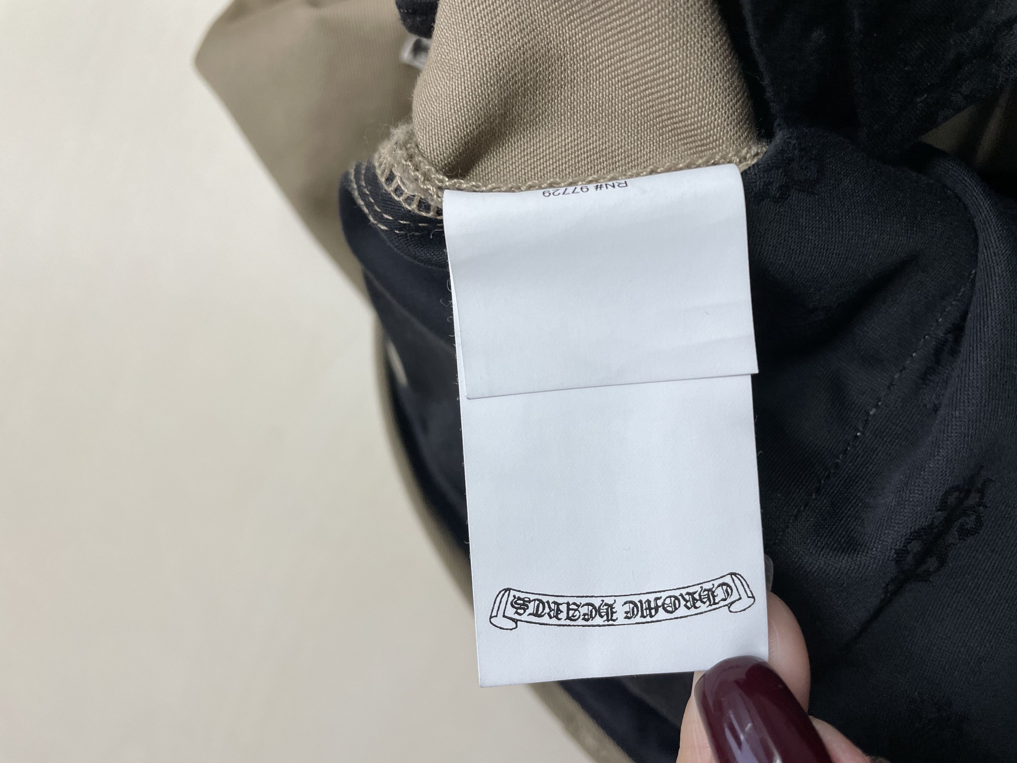 Chrome Hearts Chrome Hearts Black&Checkerboard Patch Chino Pants Size US 33 - 13 Thumbnail