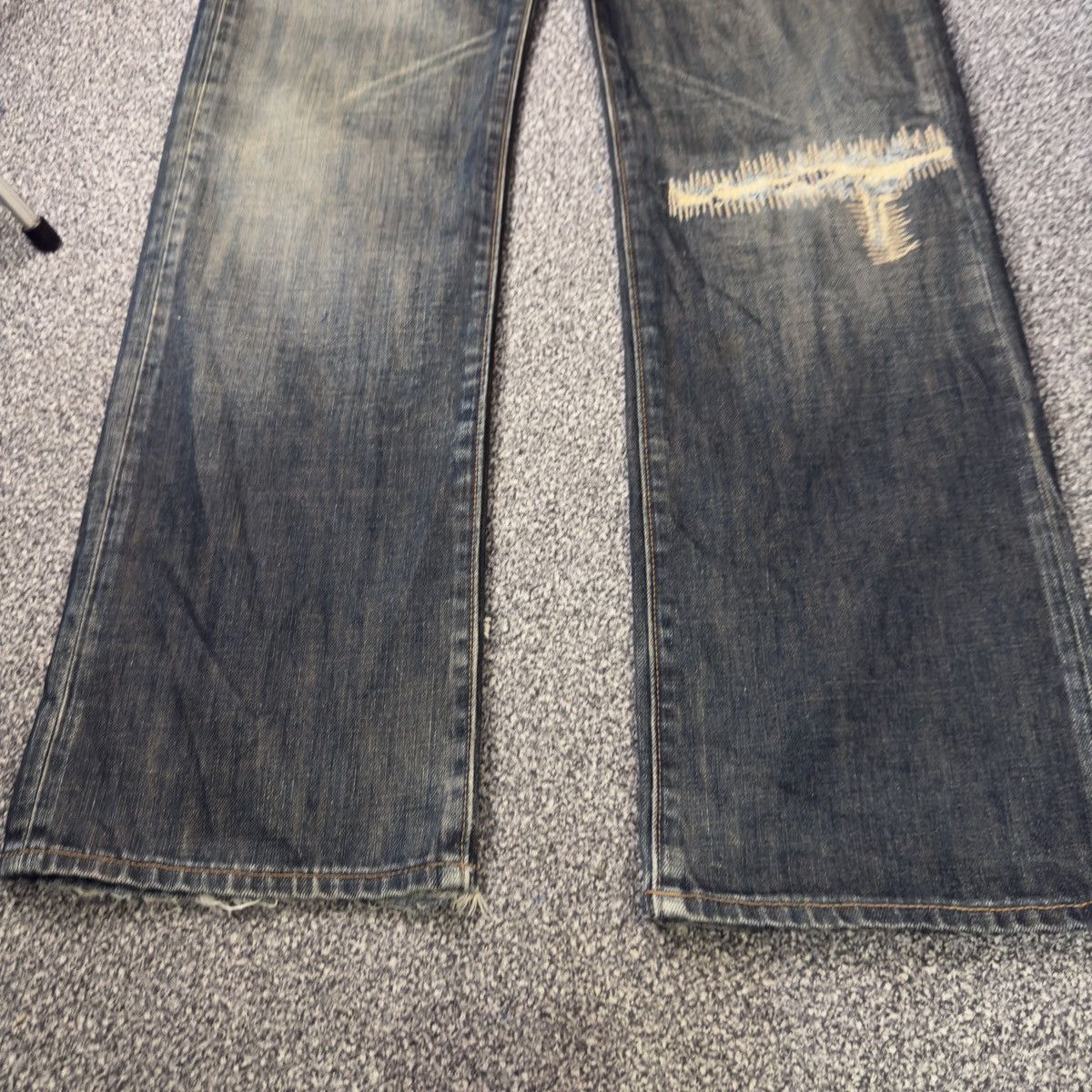 Seditionaries 90s Slim Boot Fit Gap Distressed Rusty Denim Size US 31 - 7 Thumbnail