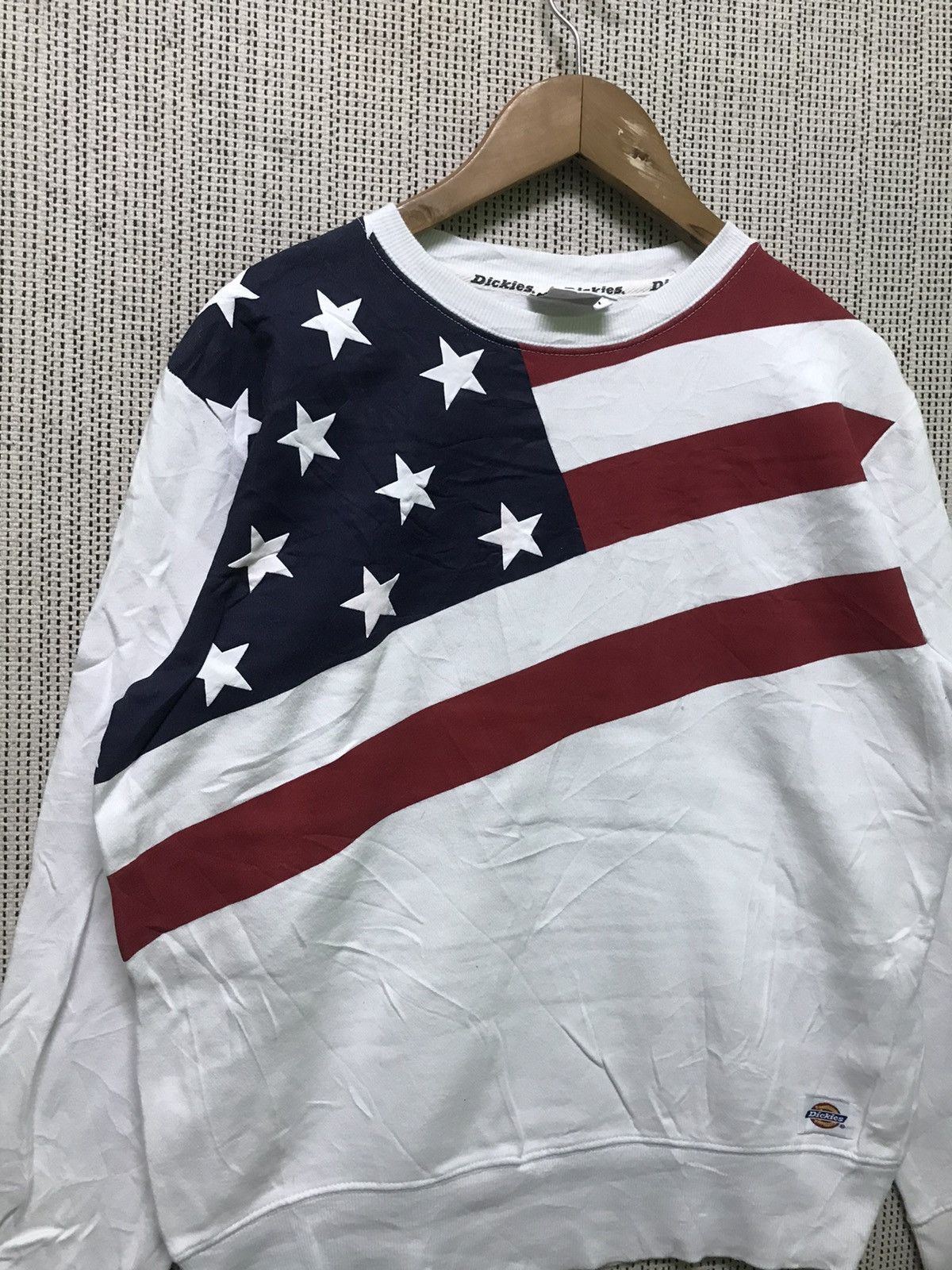 Dickies × Vintage Very rare ‼️ vintage dickies white sweatshirt Size US L / EU 52-54 / 3 - 3 Thumbnail