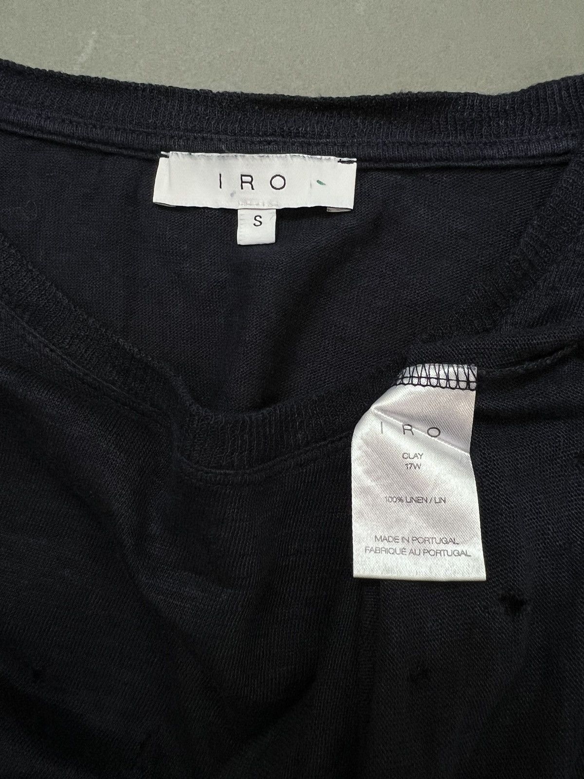 Other IRO Linen Shotgun Distressed Tee Shirt Size US S / EU 44-46 / 1 - 4 Thumbnail