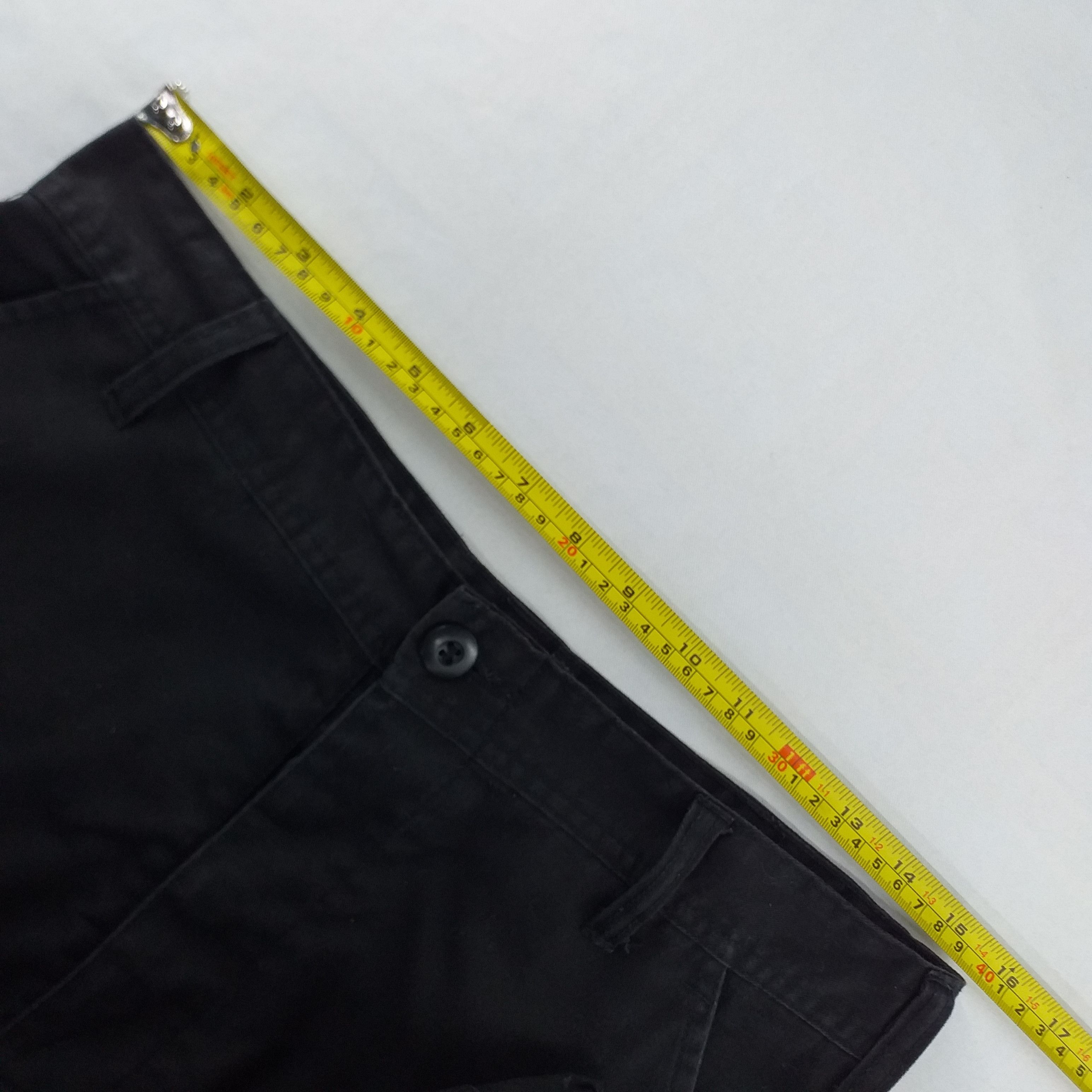 Japanese Brand Black Cargo Multi Pocket Pants -CP052 Size US 31 - 18 Thumbnail