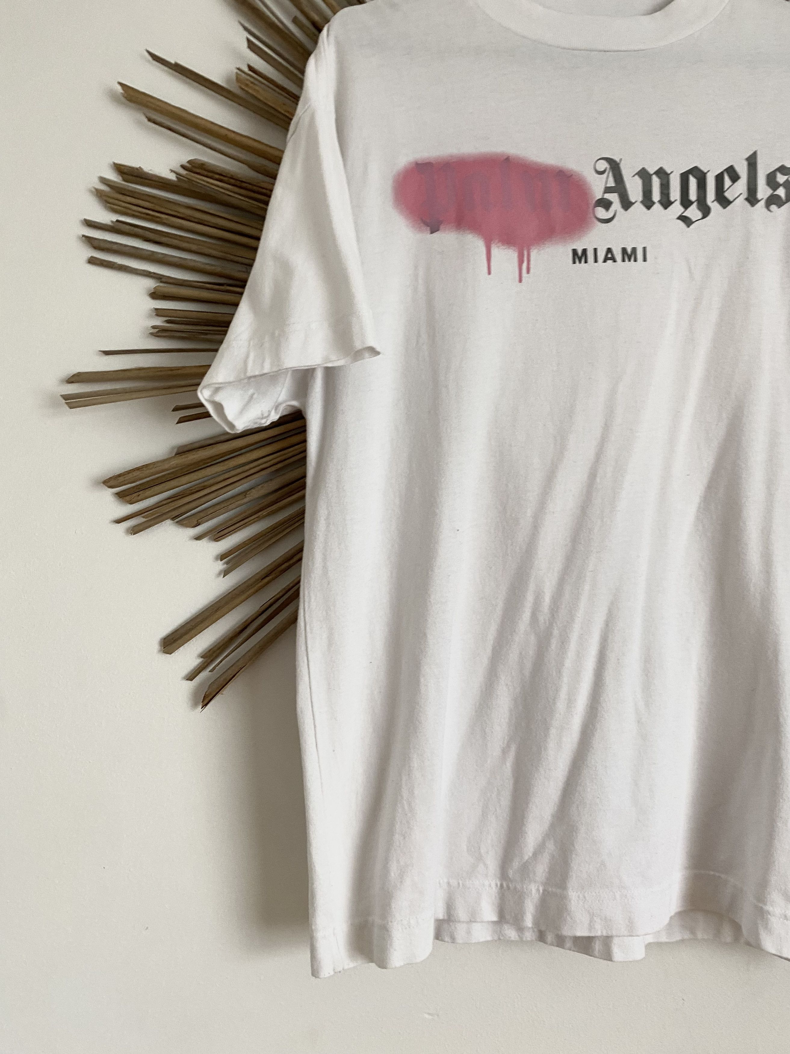 Palm Angels Palm Angels miami sprayed luxuty y2k t-shirt Size US S / EU 44-46 / 1 - 3 Thumbnail