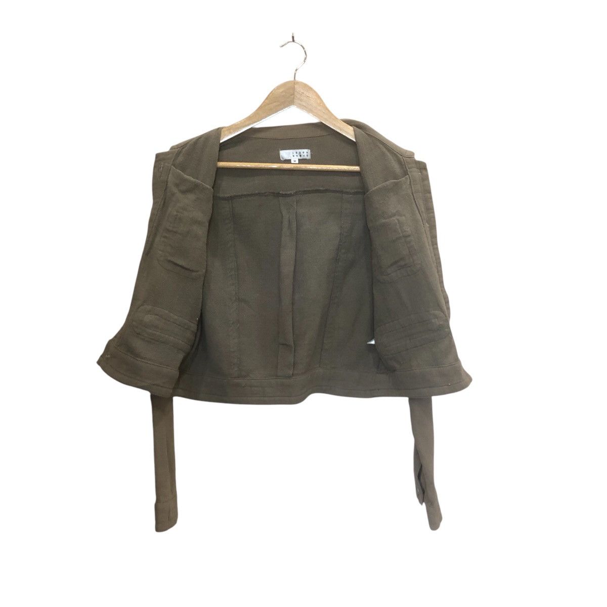 Japanese Brand Ikeda Nobuo Croptop Full Button Long Sleeve Jacket Size M / US 6-8 / IT 42-44 - 6 Thumbnail
