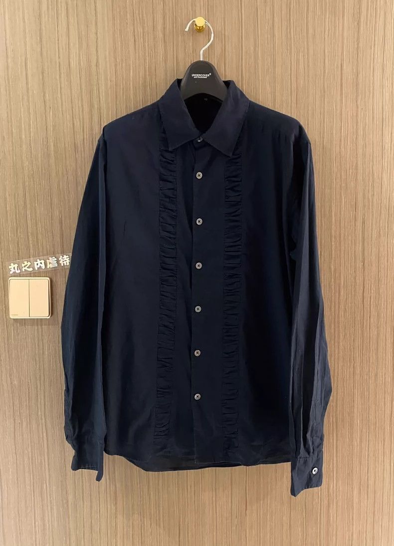 Ann Demeulemeester Ann Demeulemeester Dark court style shirt Size US XS / EU 42 / 0 - 1 Thumbnail