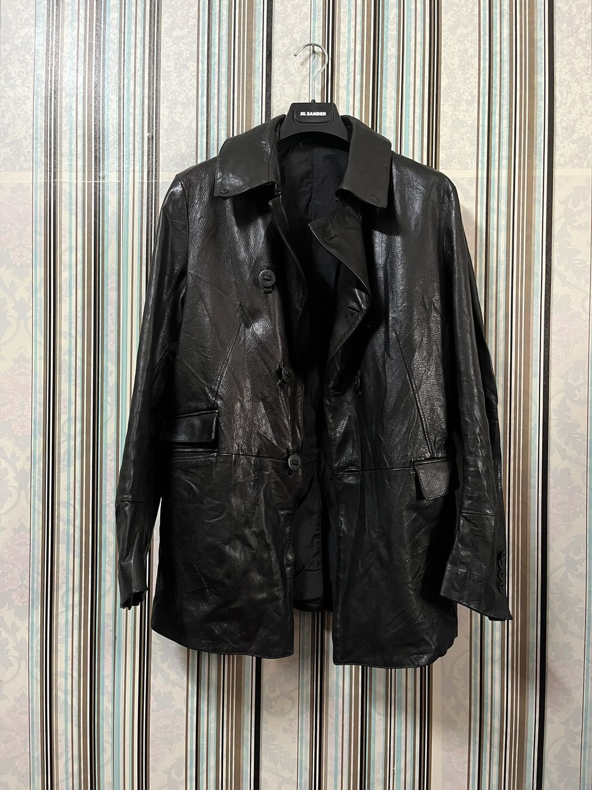 Genuine Leather 1990s TAMBURLAINE london paris naval jackets #I3 Size US M / EU 48-50 / 2 - 3 Thumbnail