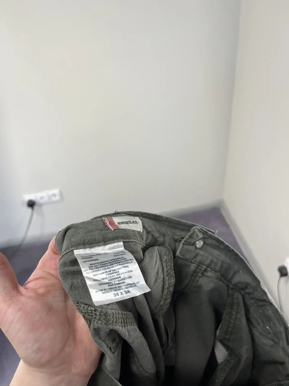 Dickies × Vintage Vintage Dickies Y2K Olive Work Hype Baggy Pants Size US 34 / EU 50 - 10 Thumbnail