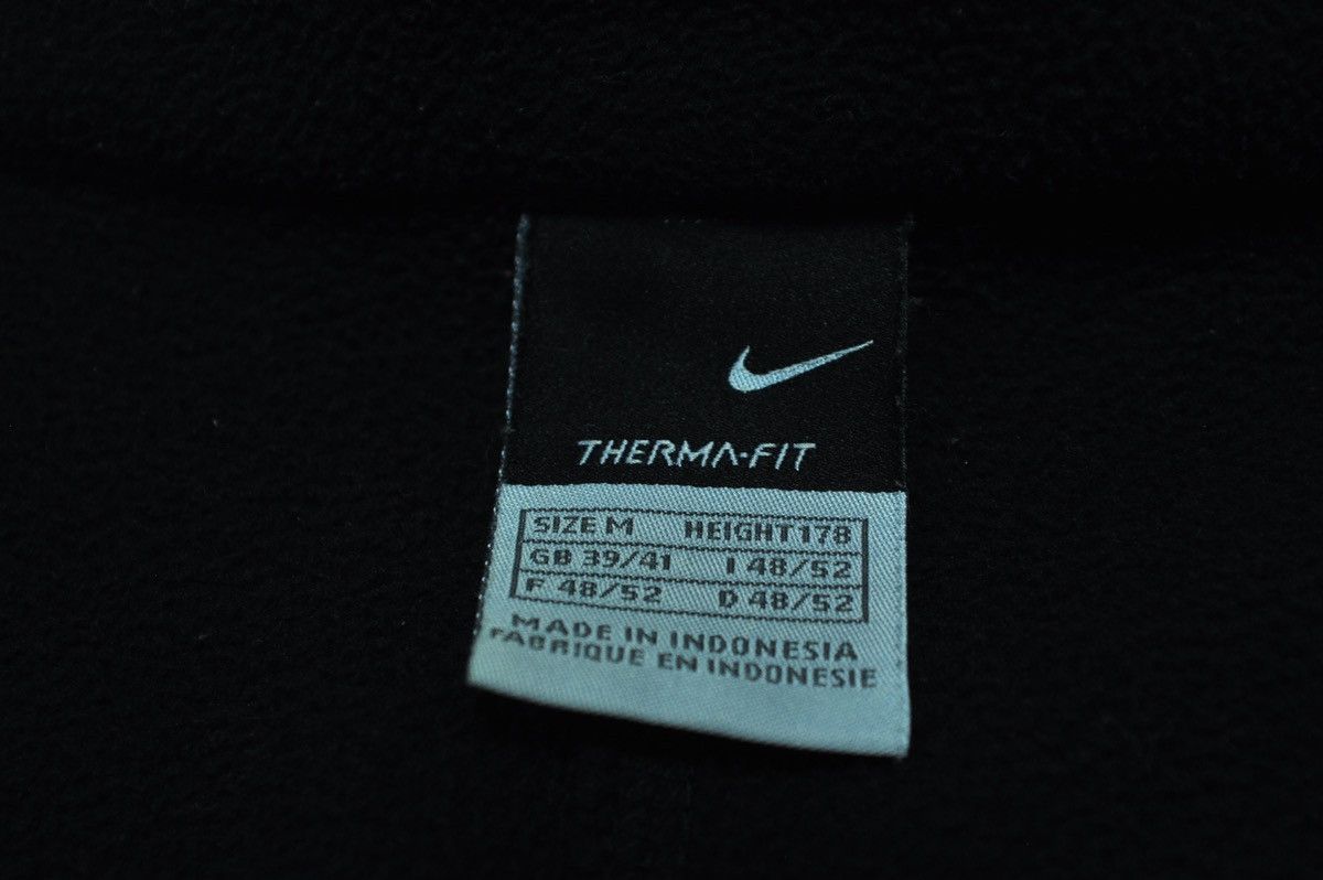 Nike × Vintage Nike Fleece Jacket Vintage black y2k zip sweatshirt Size US M / EU 48-50 / 2 - 6 Thumbnail