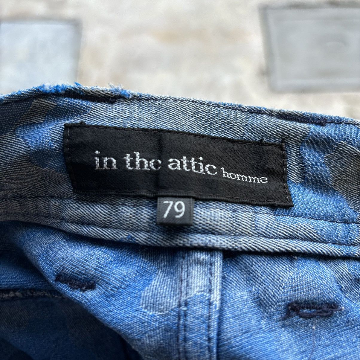 In The Attic Vintage In The Attic Double Waist Karakuri Baggy Jeans Size US 34 / EU 50 - 7 Thumbnail