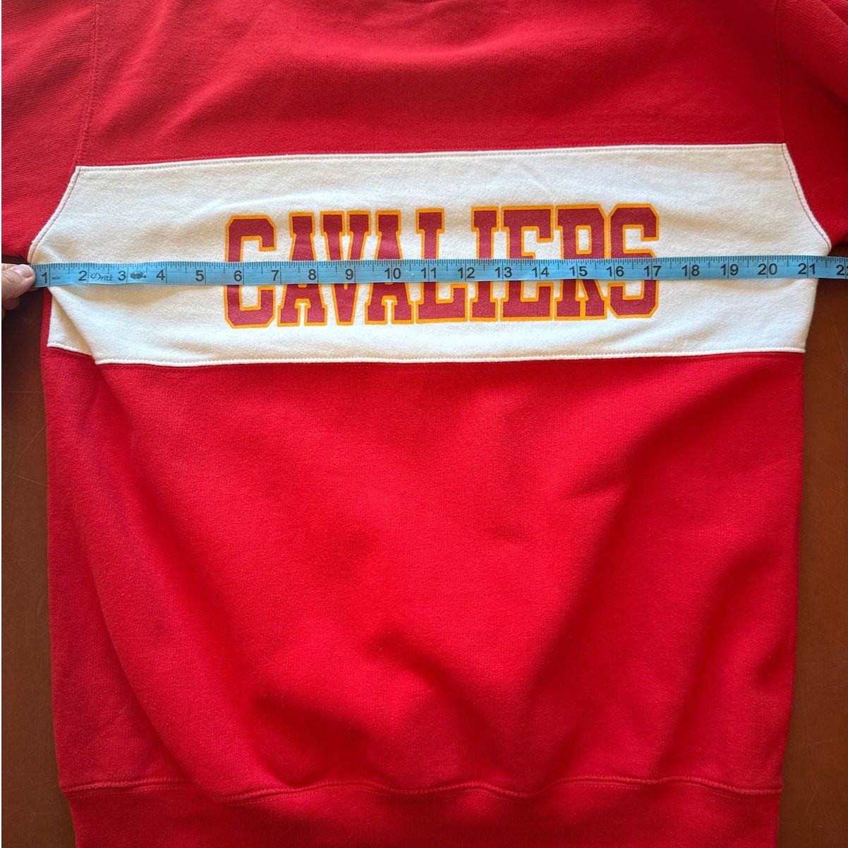 Other Vintage Cavaliers Sweatshirt Red & White Stripe Retro Sports Size US M / EU 48-50 / 2 - 5 Thumbnail