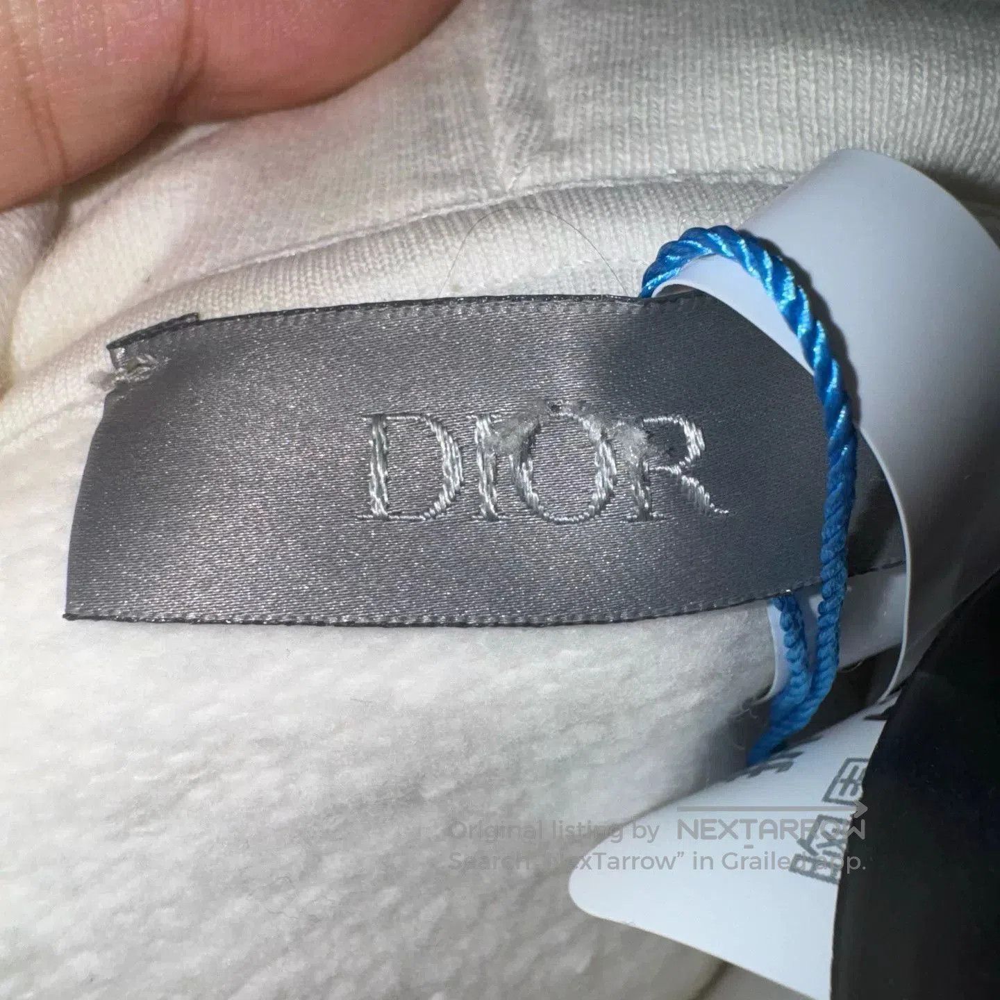 Comme des Garcons cd embroidered hoodie in white. Size US XS / EU 42 / 0 - 4 Thumbnail