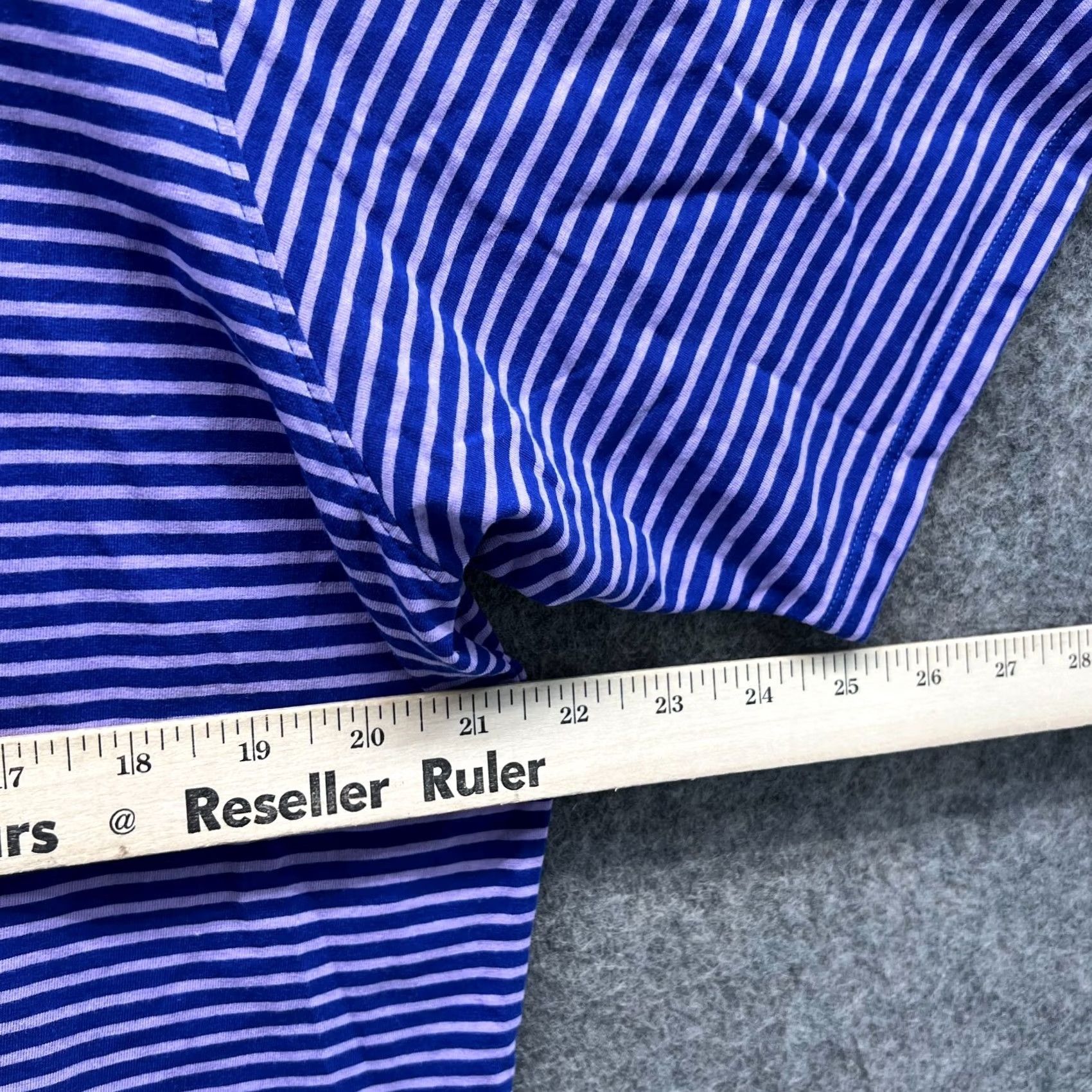 Vintage B. Draddy Polo Shirt Mens Large Purple White Striped Sportwear USA Golf Preppy Shirt Polo Men Large Purple White Striped USA Golf Preppy Size US L / EU 52-54 / 3 - 3 Thumbnail