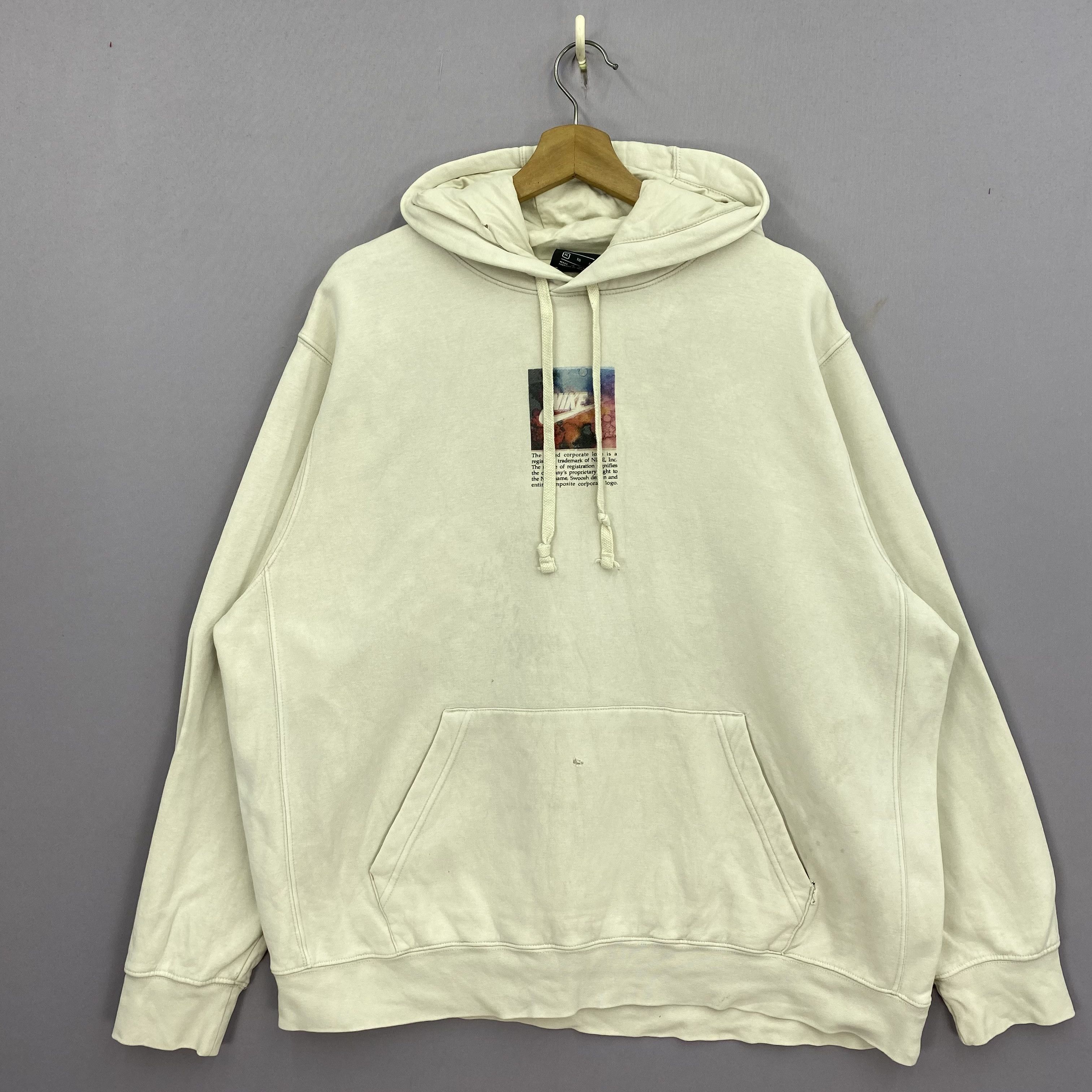 Nike Vintage Nike Sweater Y2K Big Swoosh Hoodie Sweatshirt Size US XL / EU 56 / 4 - 1 Thumbnail