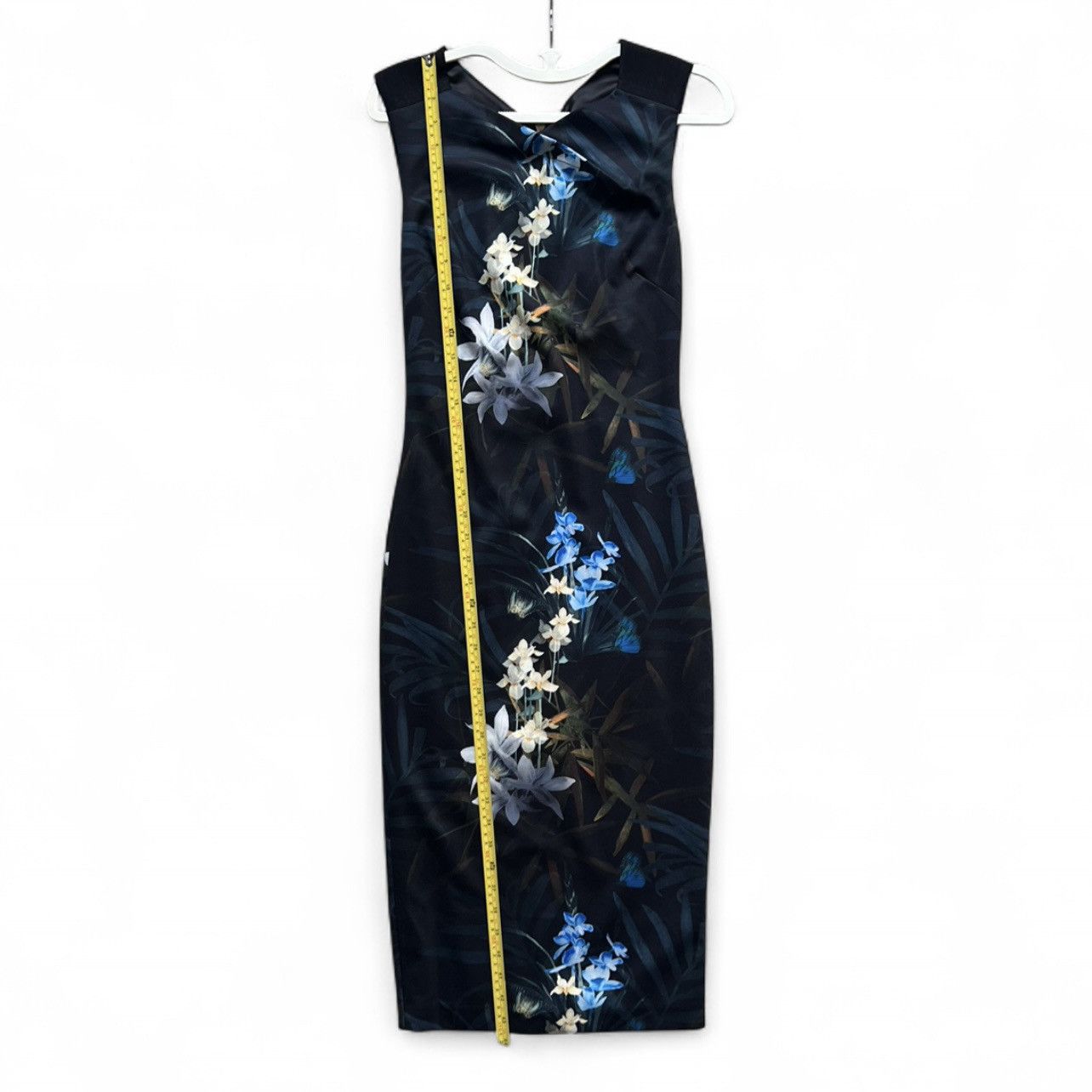 Ted Baker NWT Luxury Floral Sleeveless Midi Dress Size S Size S / US 4 / IT 40 - 6 Thumbnail