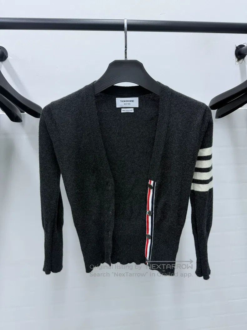 Thom Browne Thom Browne Cashmere Cardigan Size US XXS / EU 40 - 1 Thumbnail