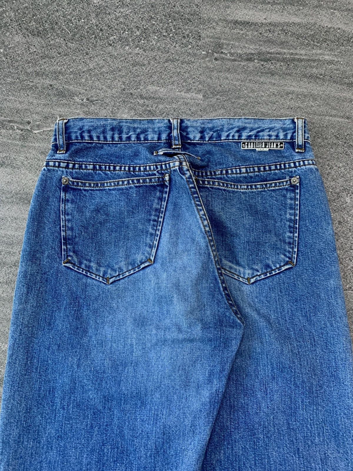 Jean Paul Gaultier 90s Denim Jeans with Raw Hem Size US 30 / EU 46 - 8 Thumbnail