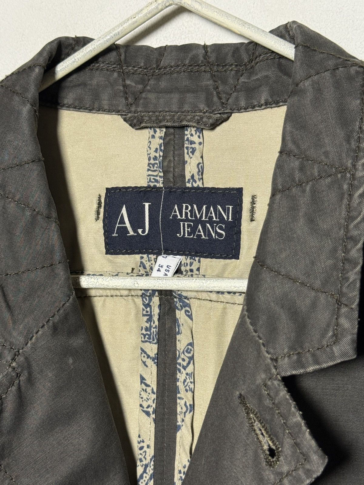 Giorgio Armani Armani Jeans Military Blazer Size US M / EU 48-50 / 2 - 3 Thumbnail